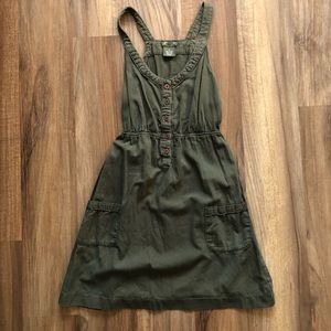Anthropologie Green Dress XS